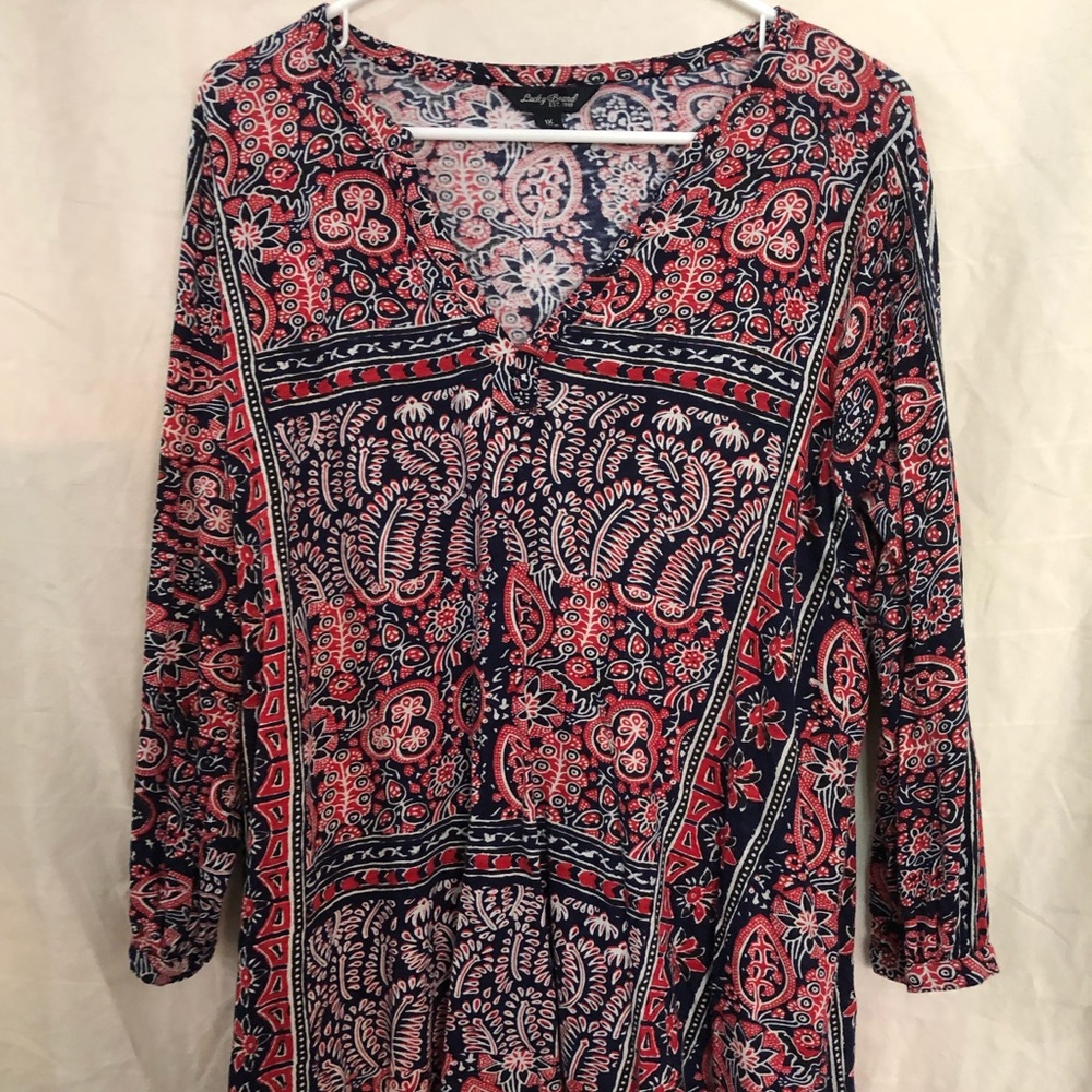 Lucky Brand peasant top